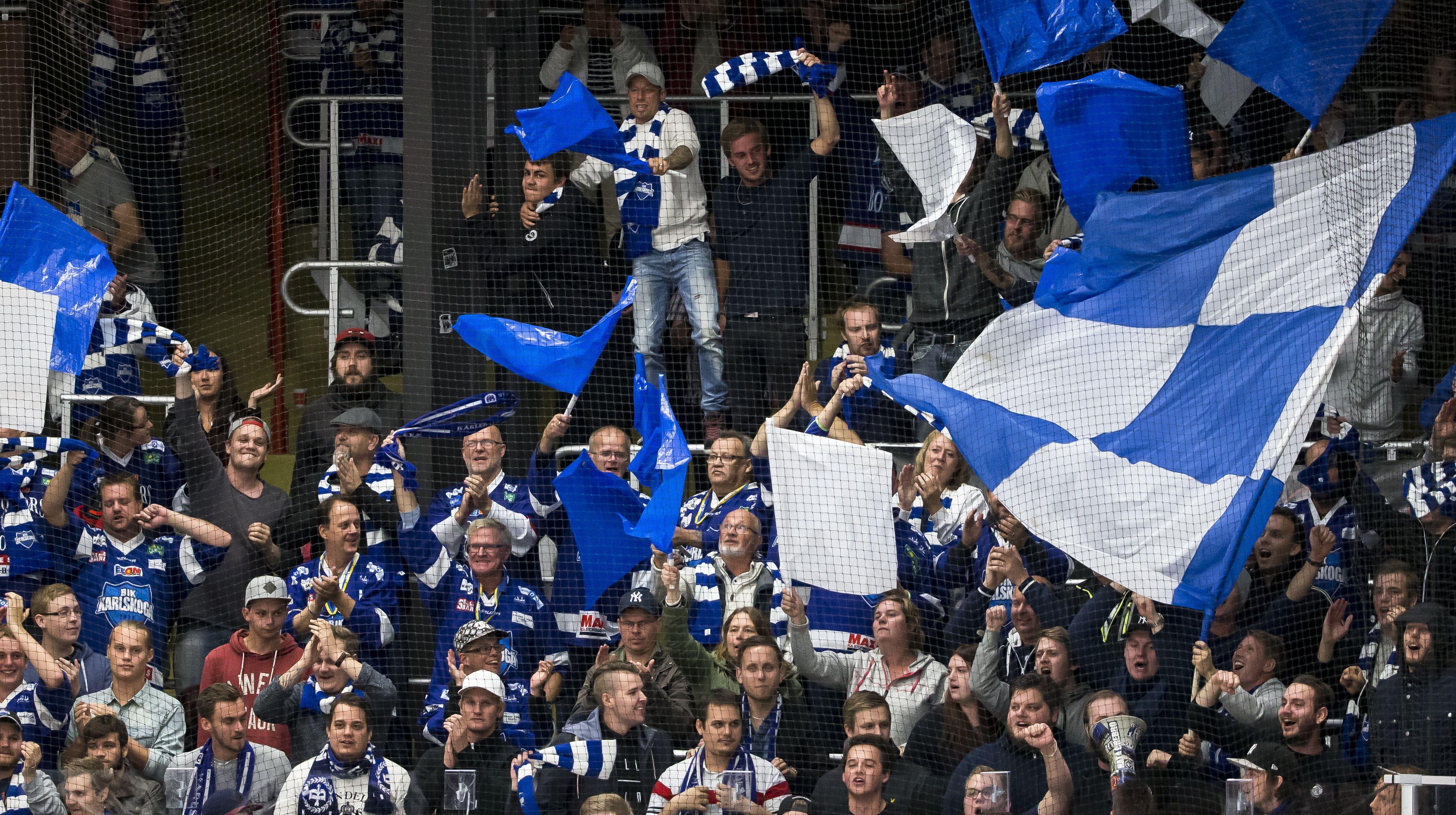 Bik Karlskogas publiksnitt över tid - säsong för säsong