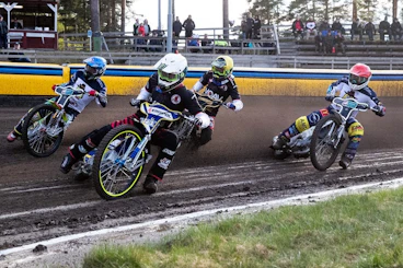 Chris Holder Indianerna vit hjälm