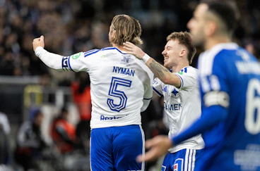 Christoffer Nyman jublar foto Magnus Andersson