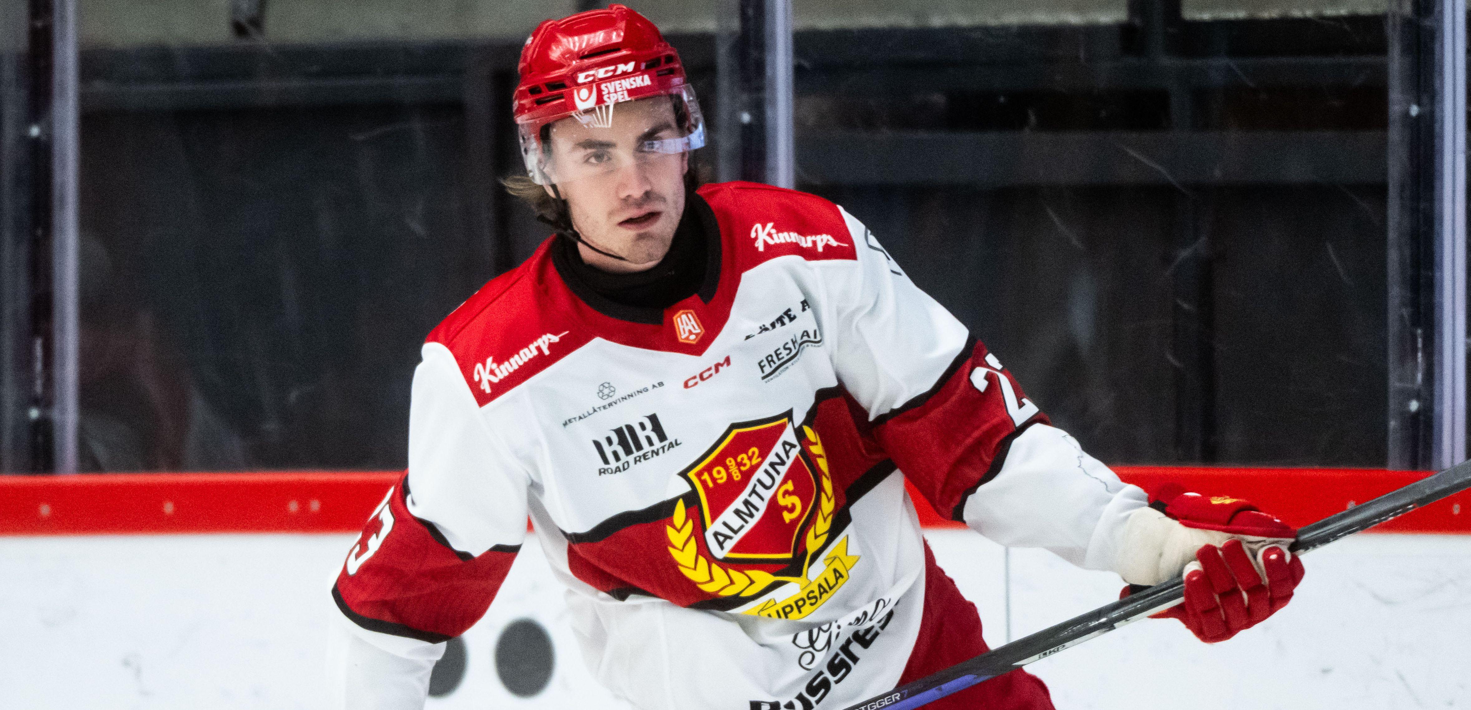 Forwarden lånas ut från HockeyAllsvenskan-laget