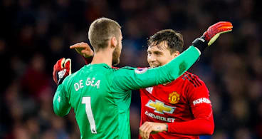 David De Gea And Victor Lindeloef