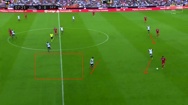 Defensiv Zaza Pressar Ut Mot Kant Soler Stanger Halvyta