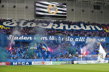 Djurgarden Med Ett Maektigt Tifo