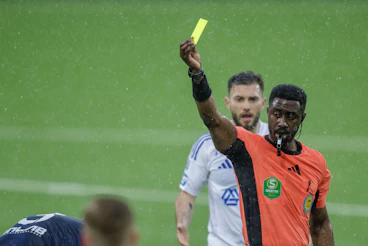 Domare Fredrik Oppong Foto Nicklas Elmrin