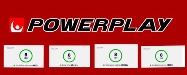 Dragskott vinster Oddset Powerplay
