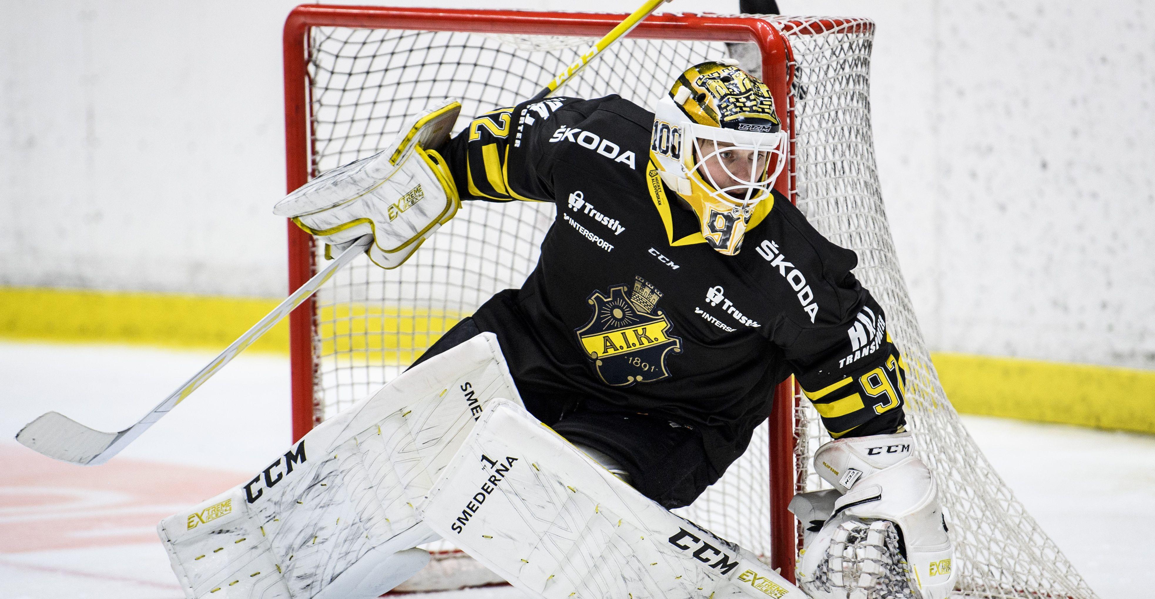 AIK-målvakten får speltid i Hockeyettan