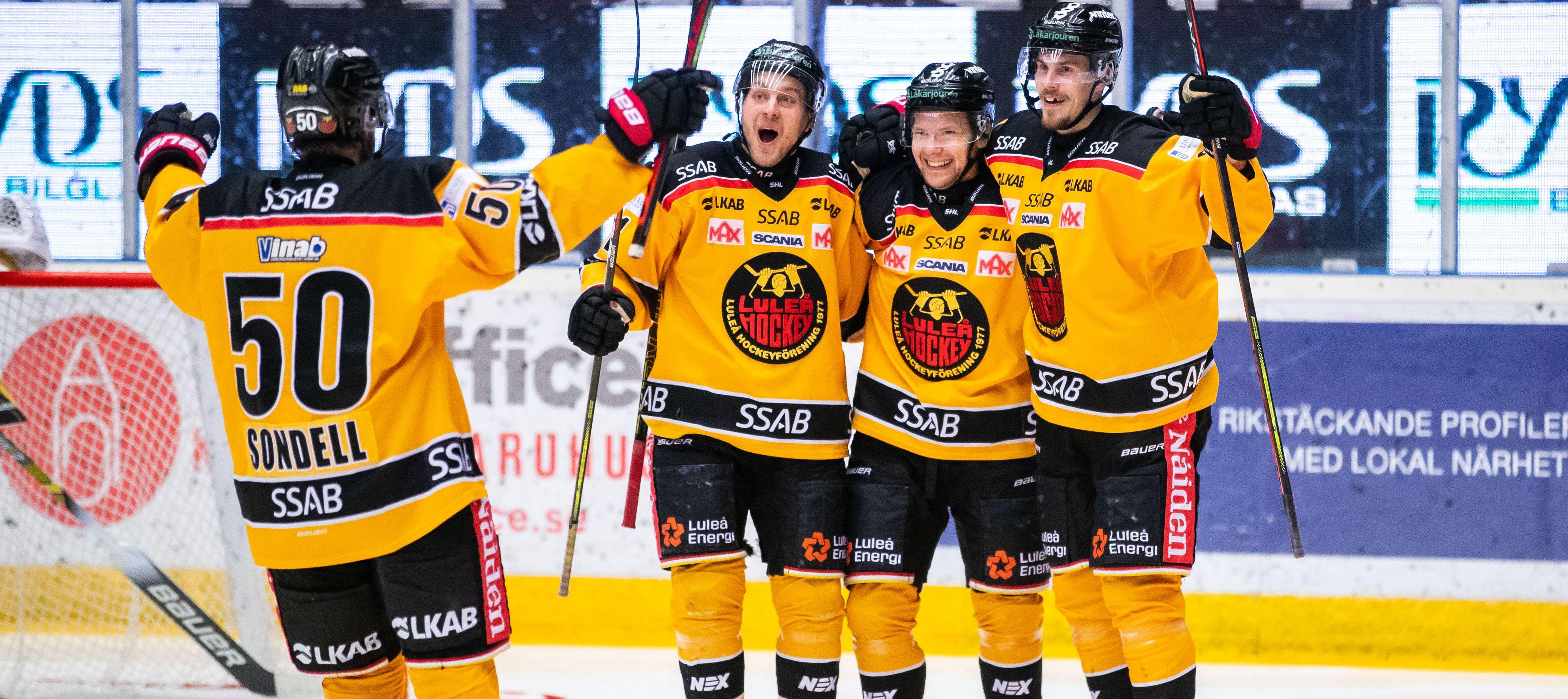 Luleå utökade serieledningen - Einar Emanuelsson, Juhani Tyrväinen och Joel Lassinantti klev fram rejält