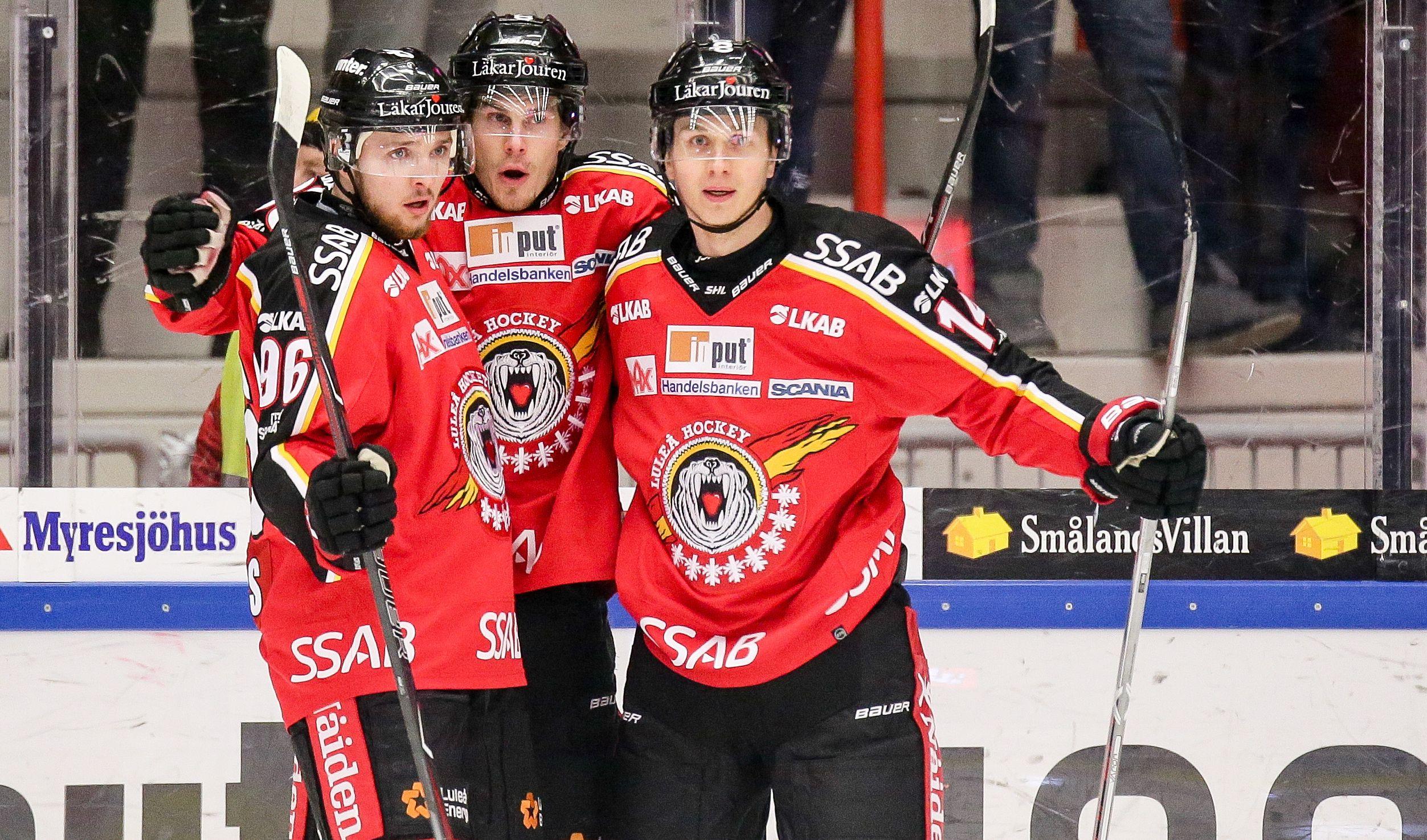 En rejäl islossning för Luleå - Larsson, Emanuelsson, Lundkvist och Masiello några av härförarna