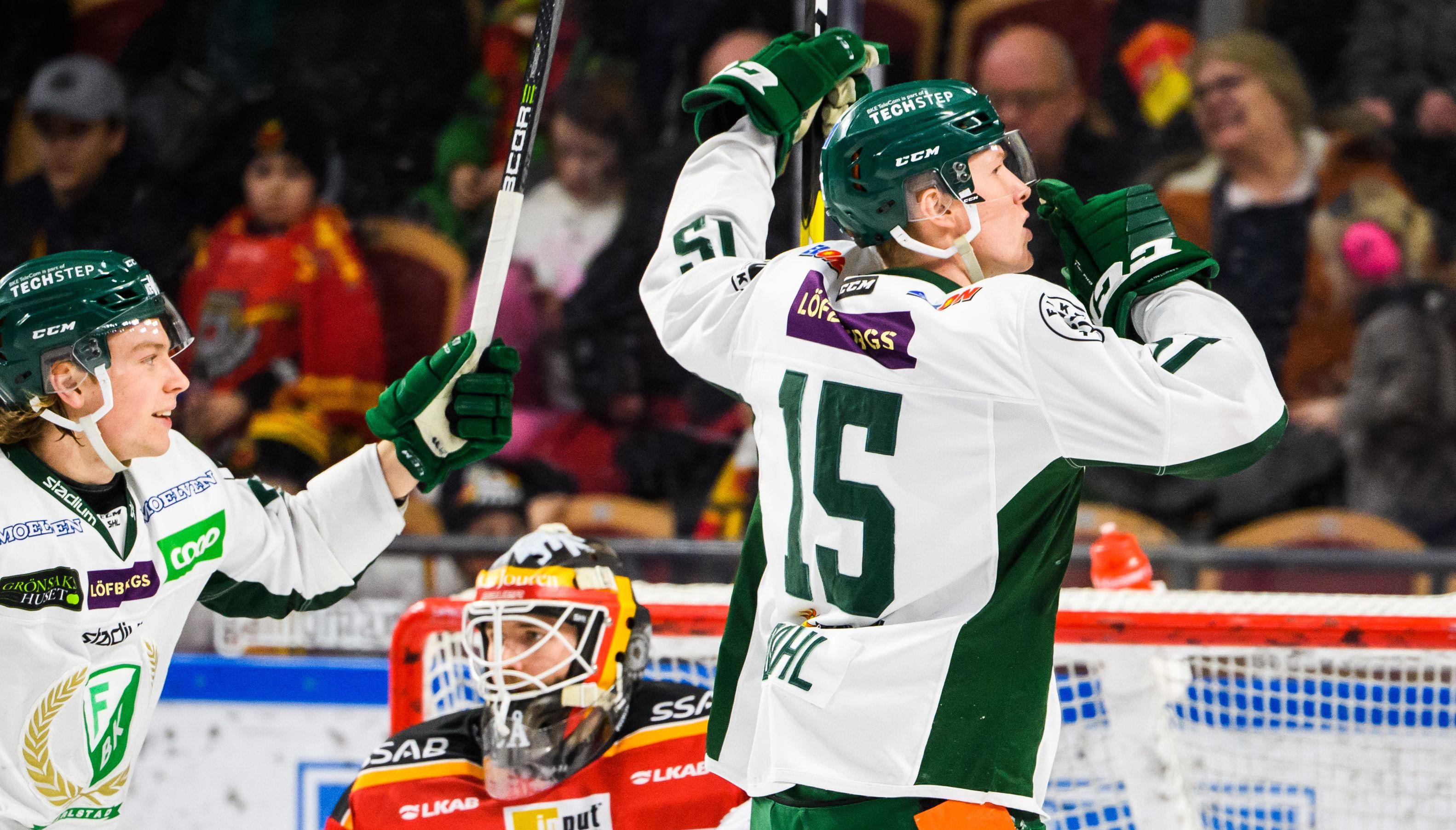 En heroisk insats av Färjestad - Markus Svensson stod på huvudet i toppmötet med Luleå