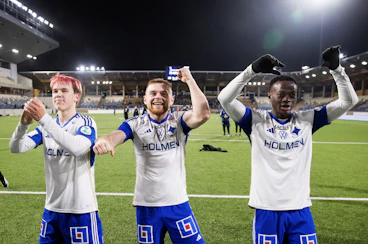 IFK Norrkoping firar avancemang i Svenska Cupen