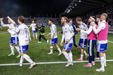 IFK Norrkoping jublar efter mal