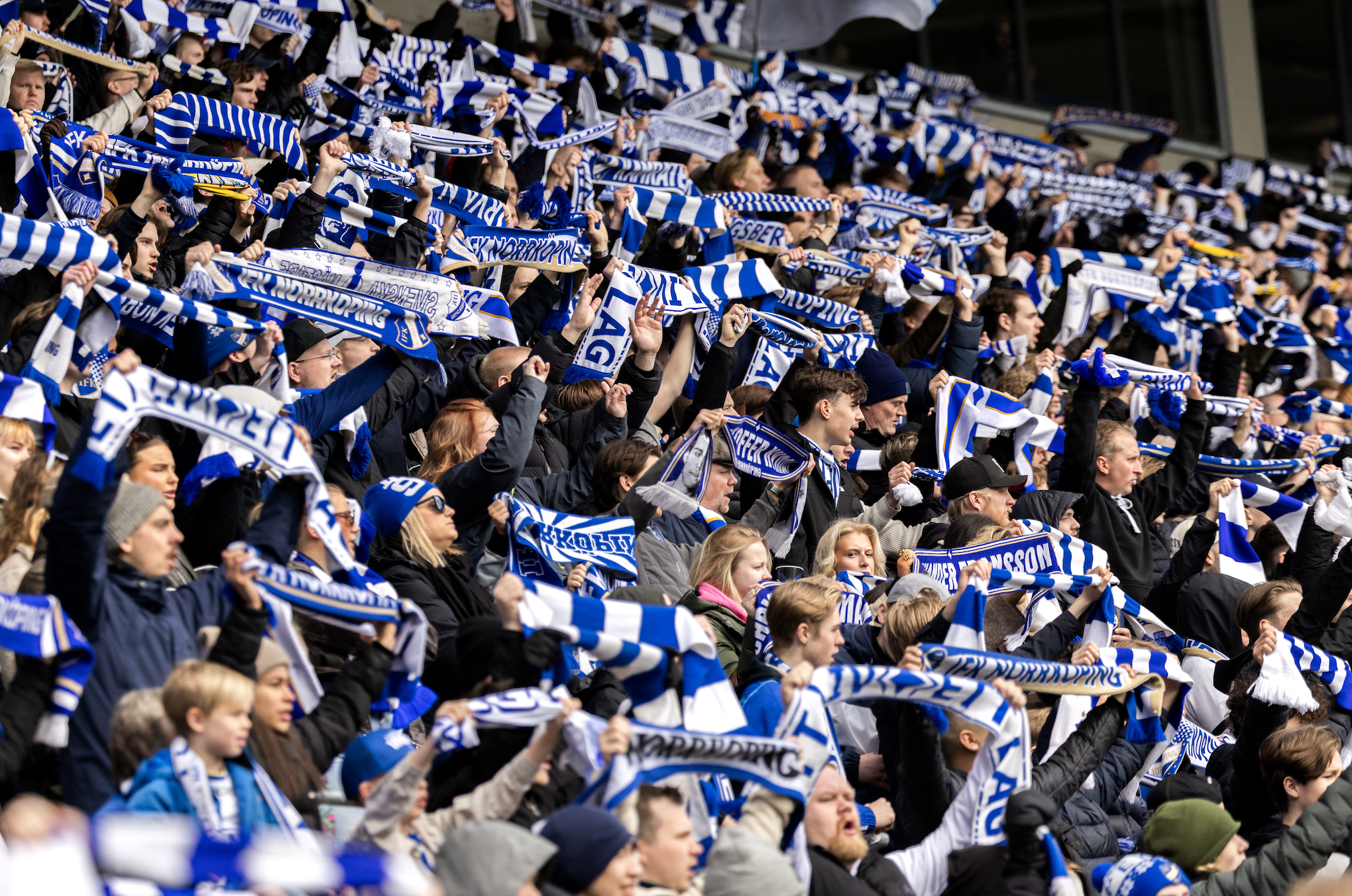 En 100% ökning från IFK Norrköpings supportrar