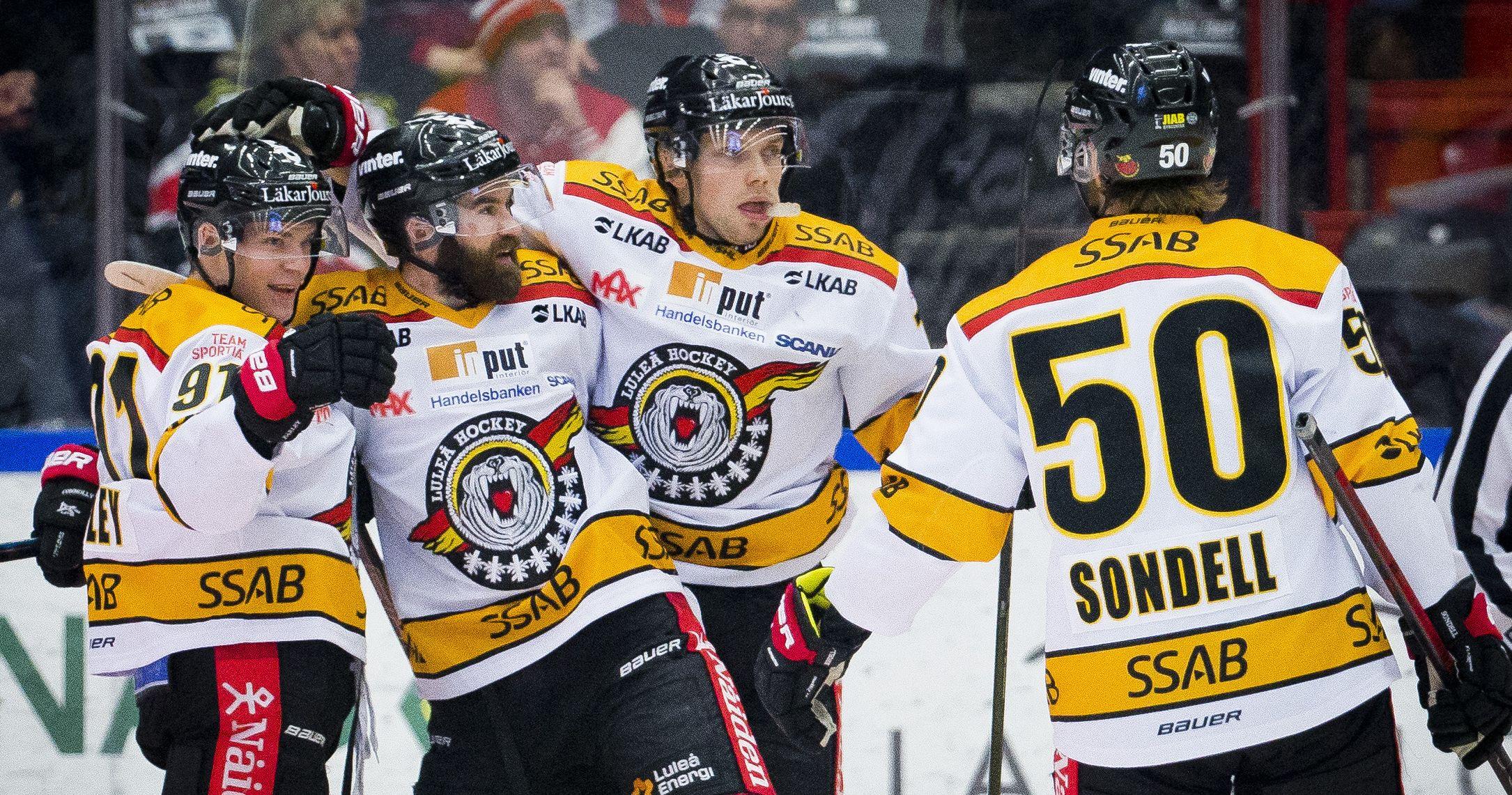 Luleå utökade serieledningen - Joel Lassinantti, Petter Emanuelsson och Daniel Sondell några av härförarna