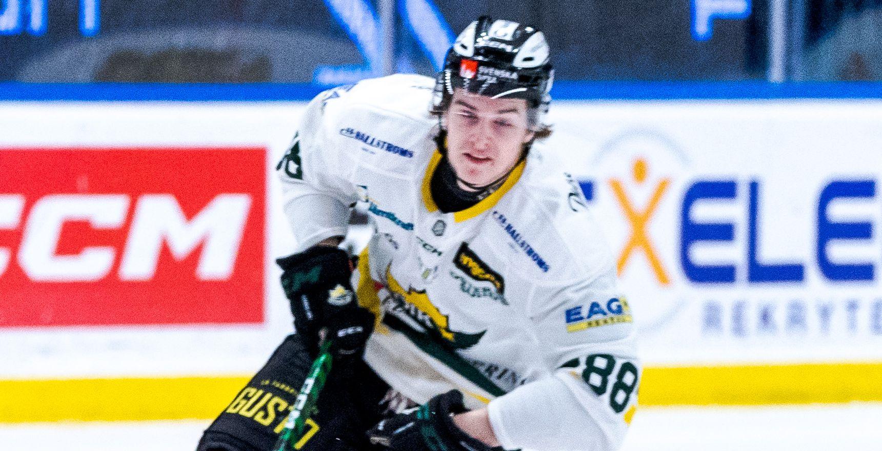 Forwarden med 33 HockeyAllsvenskan-matcher på meritlistan hamnar i Division 2