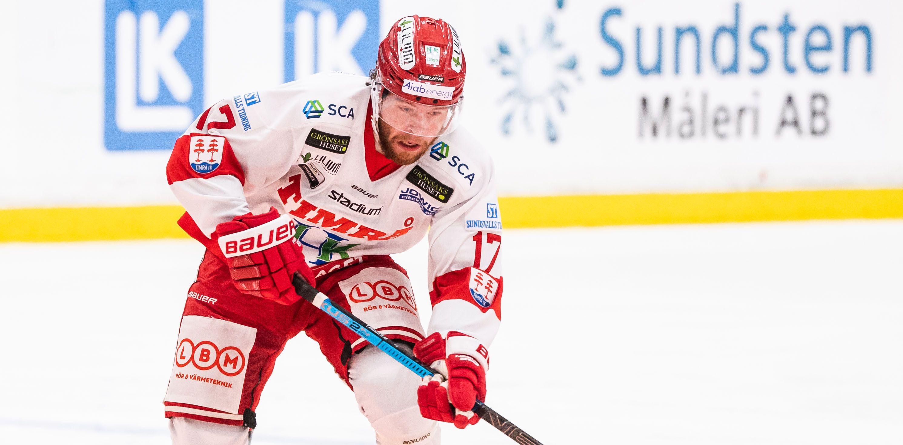 Timrå-forwarden hamnar i Hockeyettan