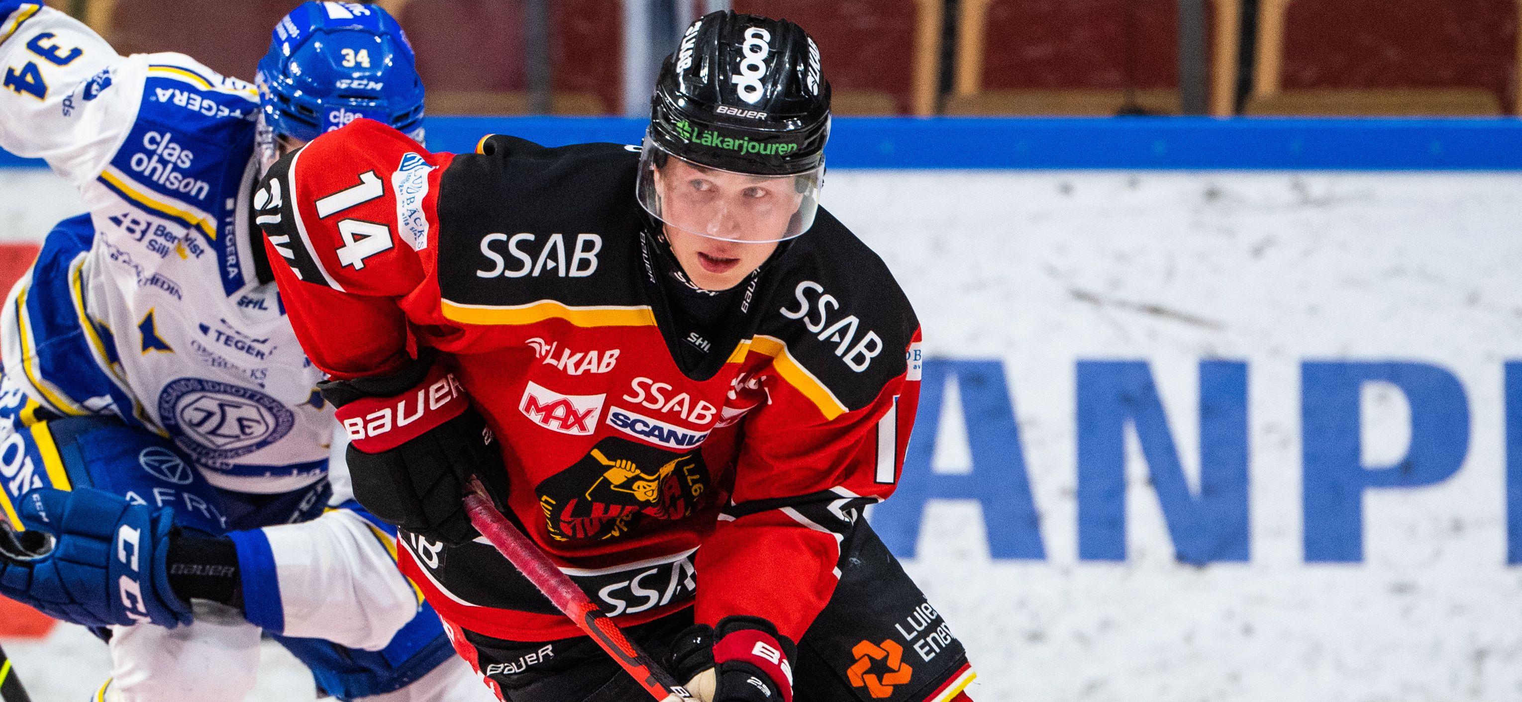 Luleå-centern blir borta från spel en längre tid