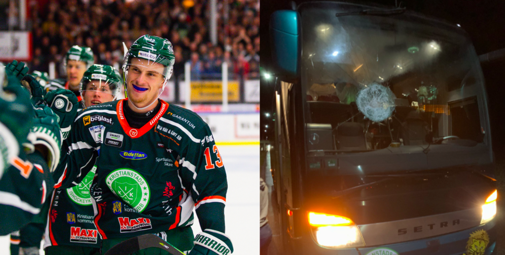 Kristianstads vann - fick sin buss attackerad