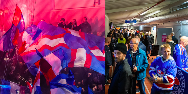 Efter användning av pyroteknik - LHC & supportrarna straffas