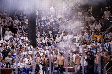 Leksands supportrar foto Daniel Eriksson
