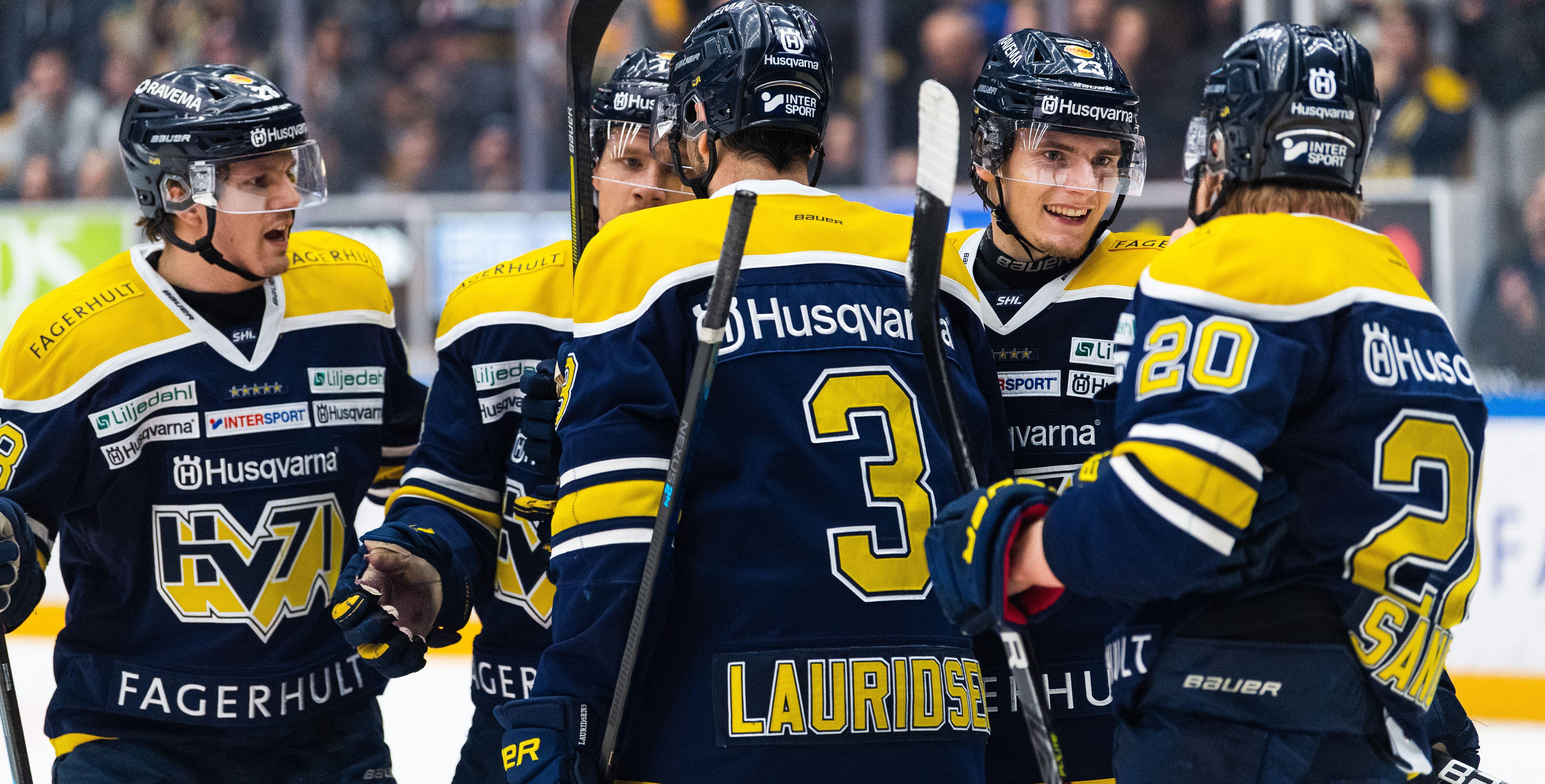 HV71 säkrade kvartsfinalplatsen - Jonas Gunnarsson och Lias Andersson visade vägen