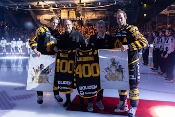 Lindberg och Hugg firades Foto Johan Lof Bildbyran
