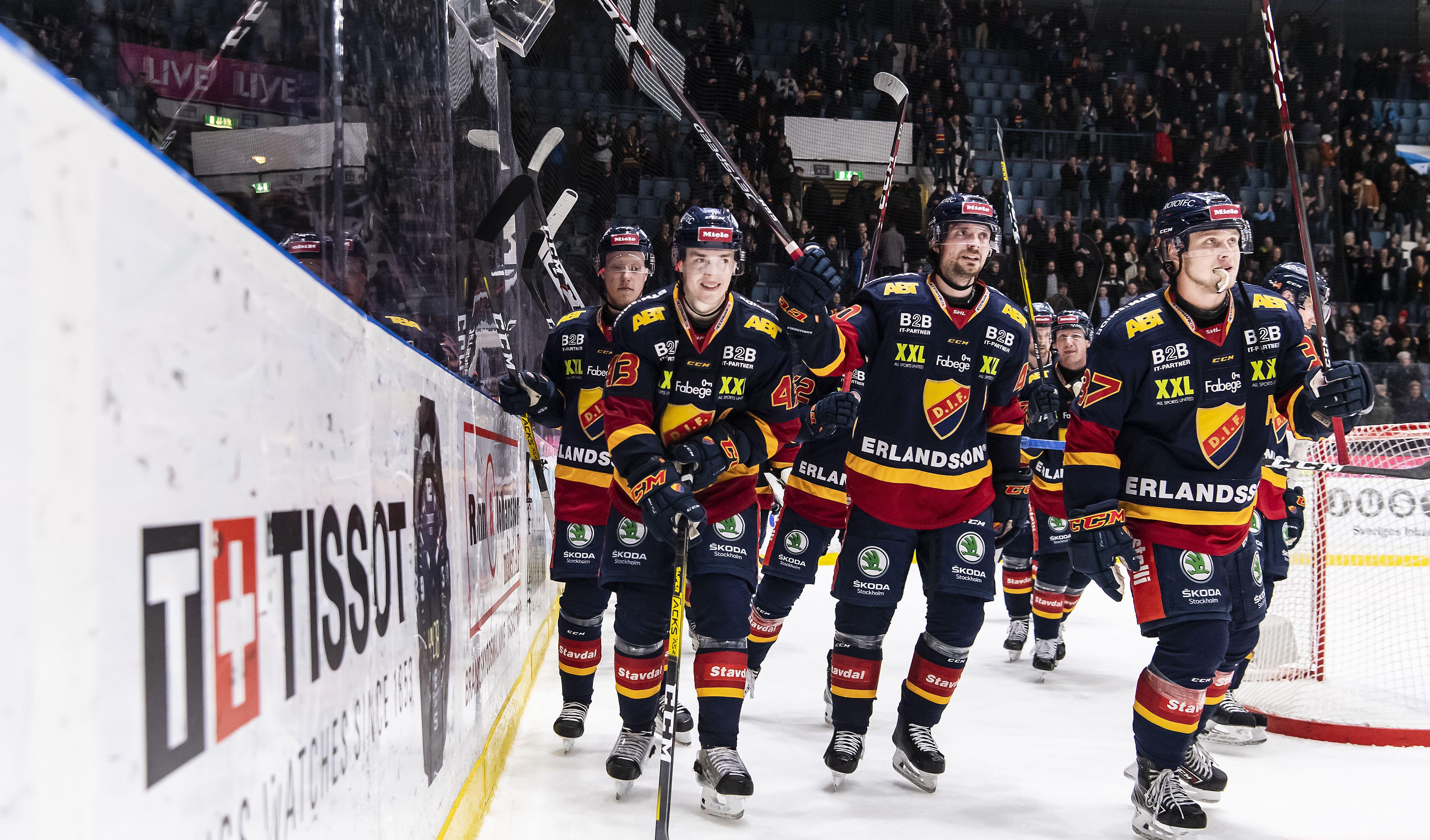 Djurgården har 15 (!) raka hemmasegrar - Linus Hultström och Niklas Svedberg två av härförarna när Dif betvingade seriesegrarna