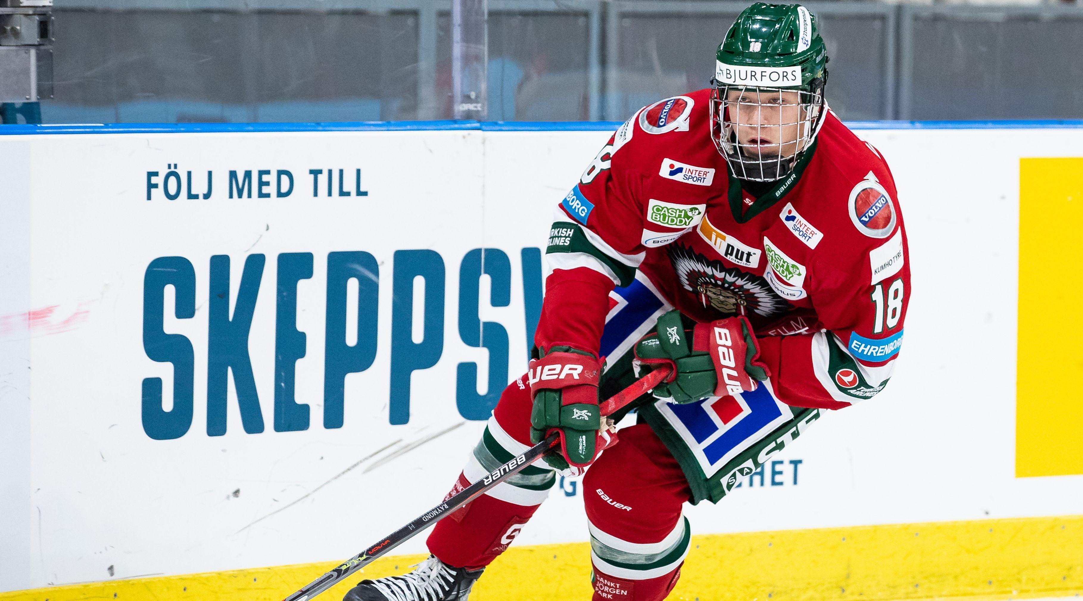 Jättetalangen har skrivit på ett rookiekontrakt med SHL-klubben