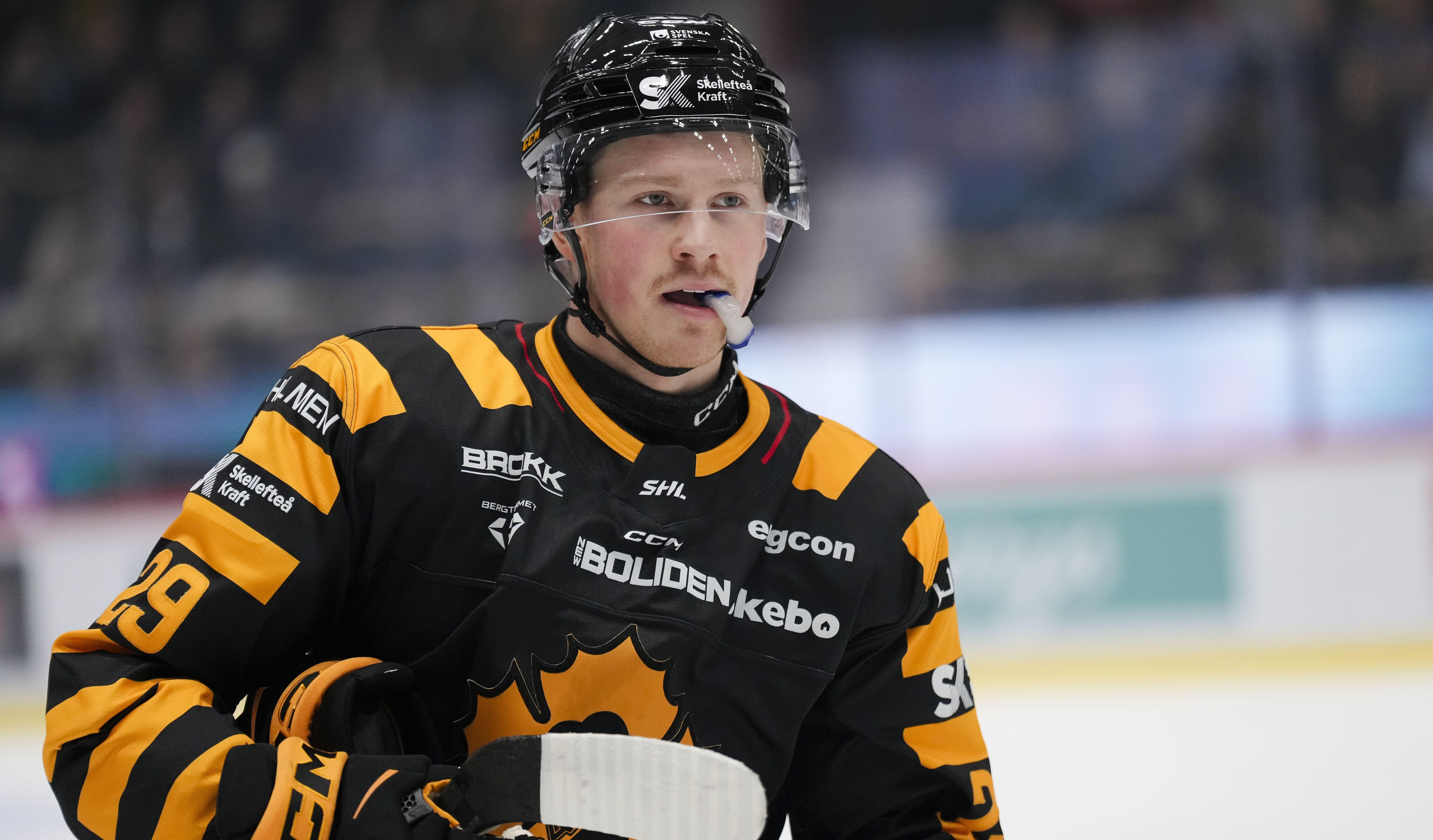 Gjorde mål i SHL den gångna säsongen - nu blir det spel i Hockeyettan