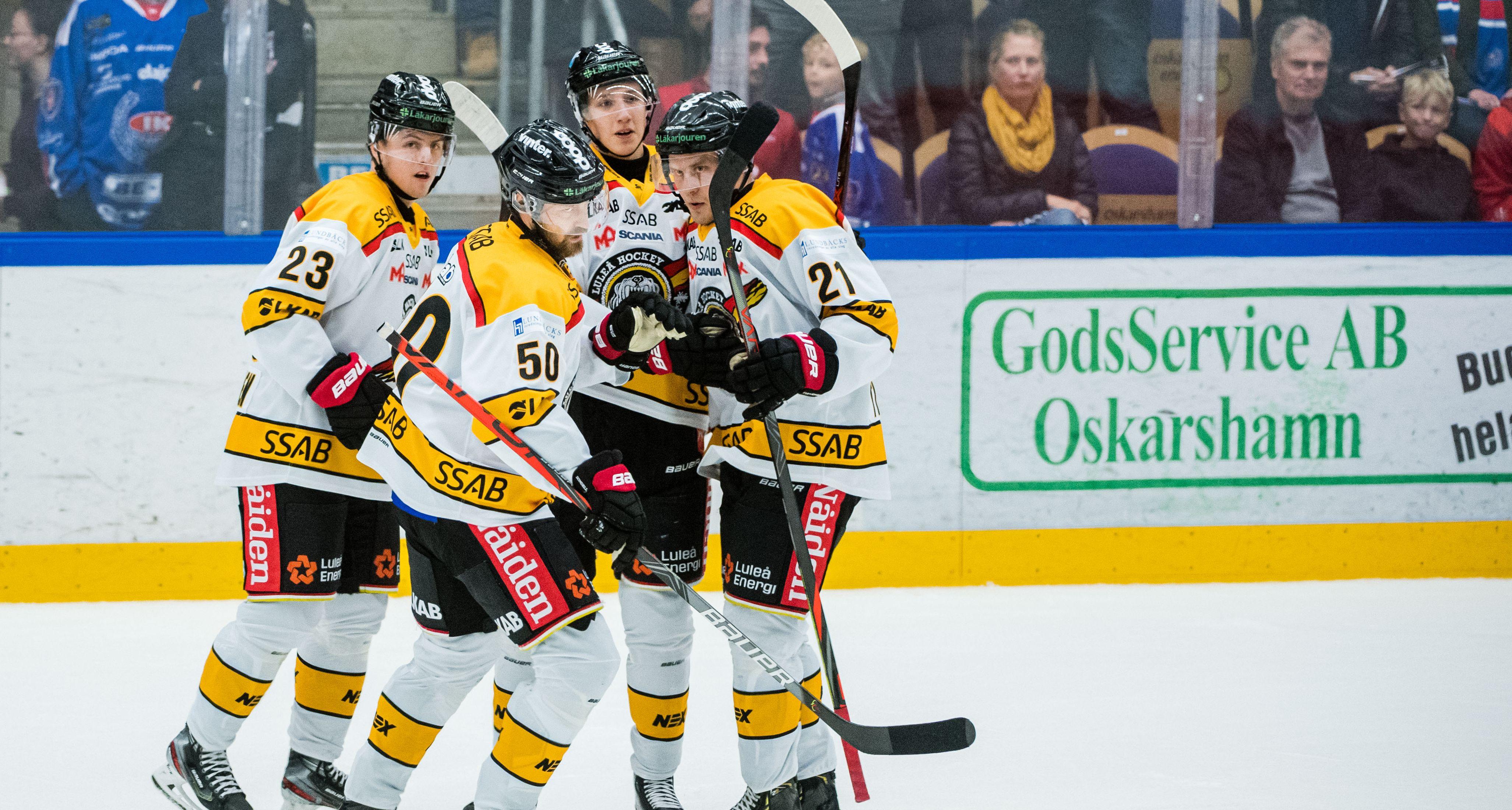 Luleå första laget att bortabesegra Oskarshamn - Emanuelsson, Lundkvist och Lassinantti visade vägen