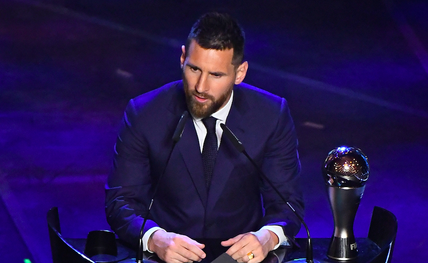 Messi prisad som bäst i världen