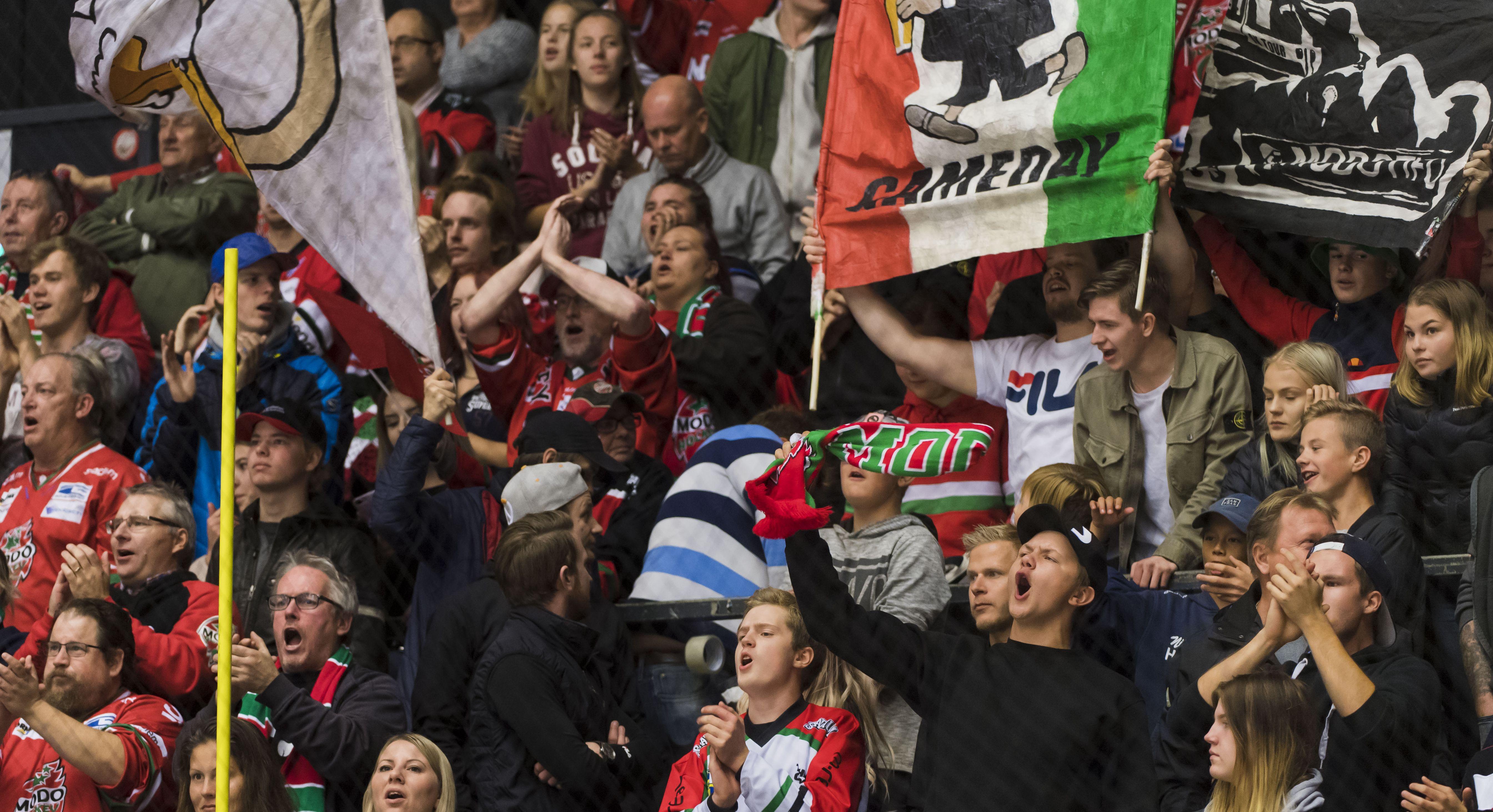 Modos publiksnitt genom tiderna - säsong för säsong