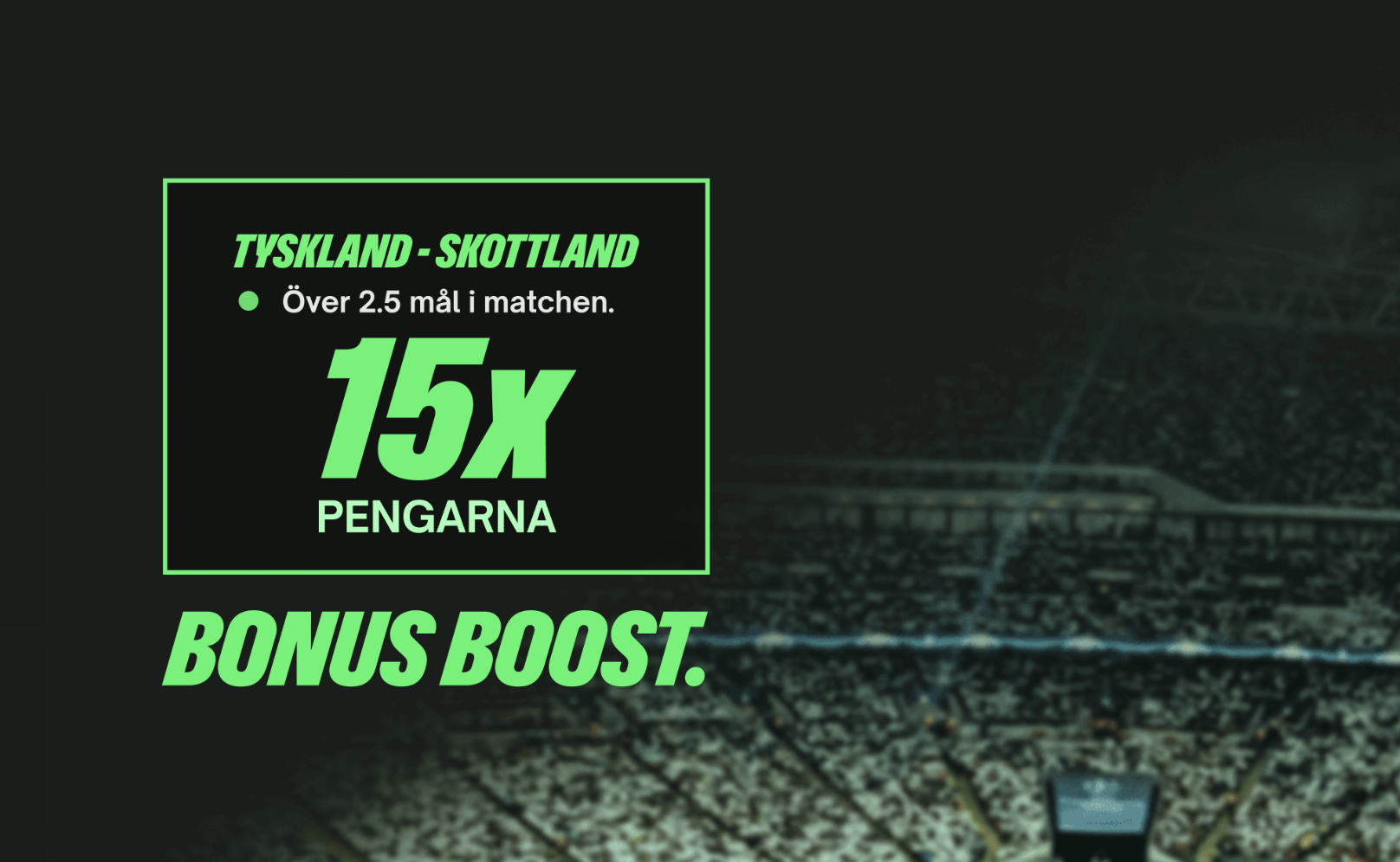 15x pengarna på Tyskland - Skottland i EM-premiären