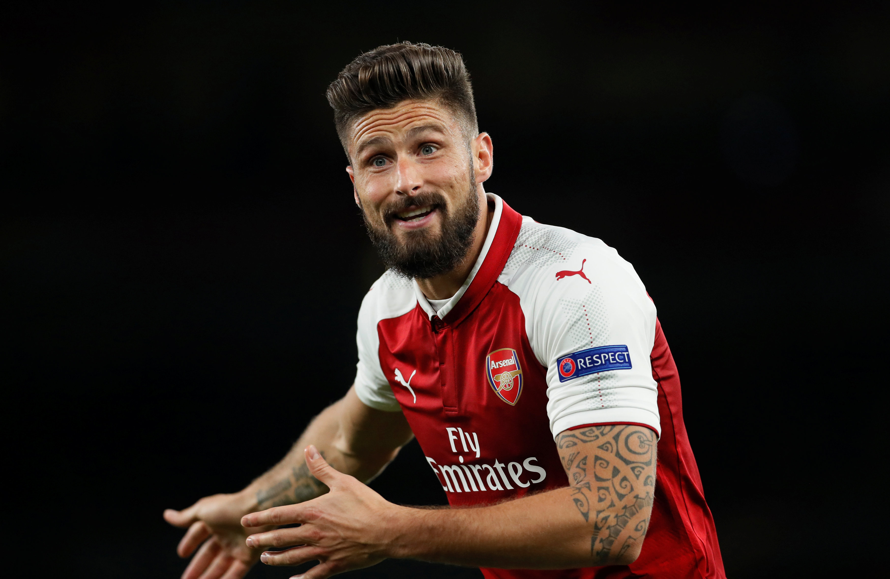 Olivier Giroud placeras i storklubben