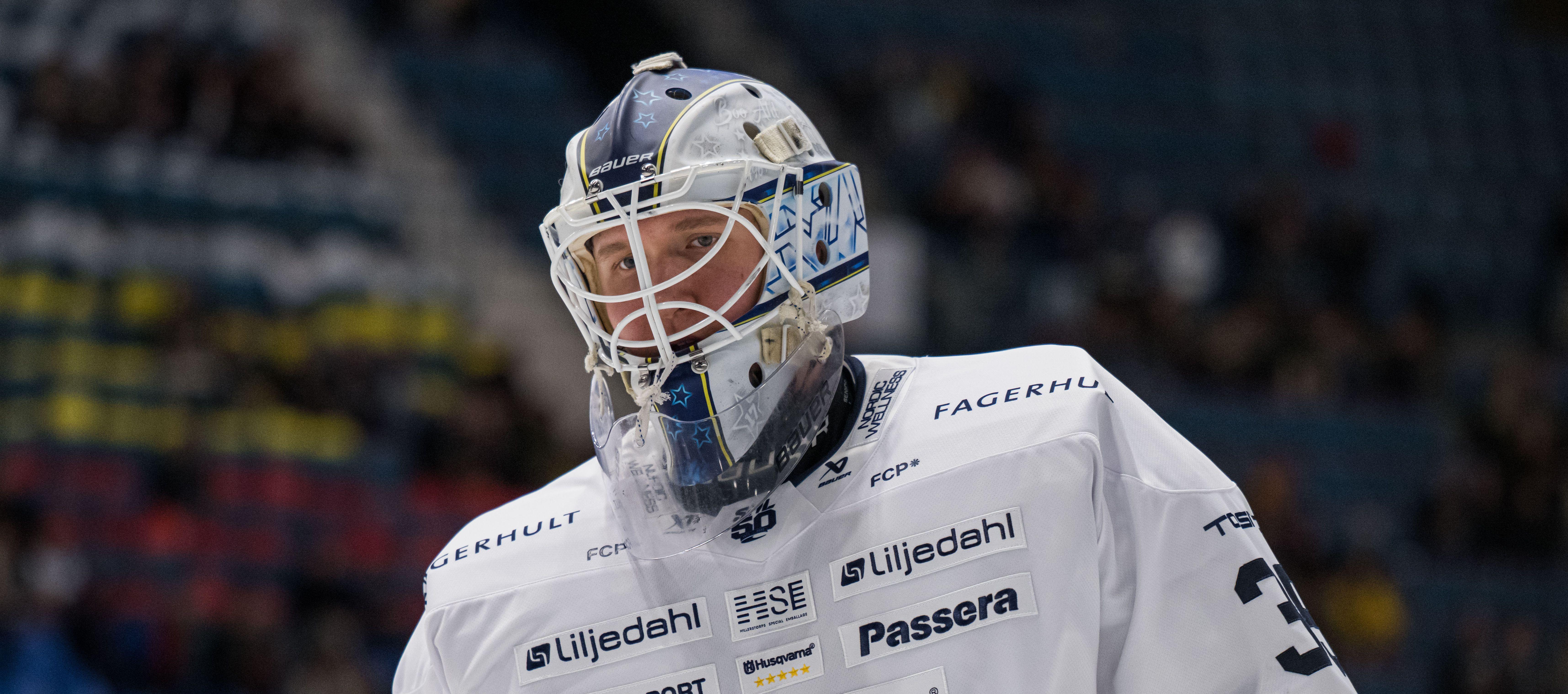 Den NHL-draftade målvakten förlänger kontraktet