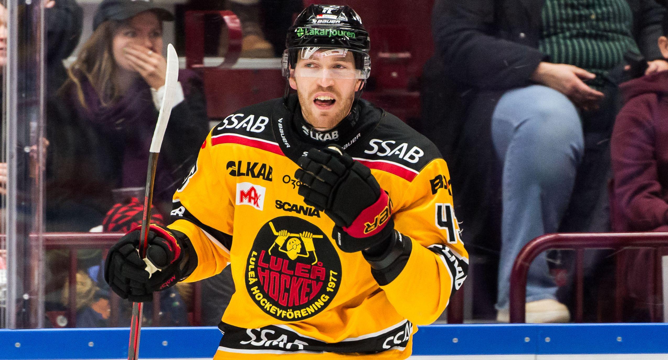Luleå-forwarden har skrivit på ett kontrakt med NHL-klubben
