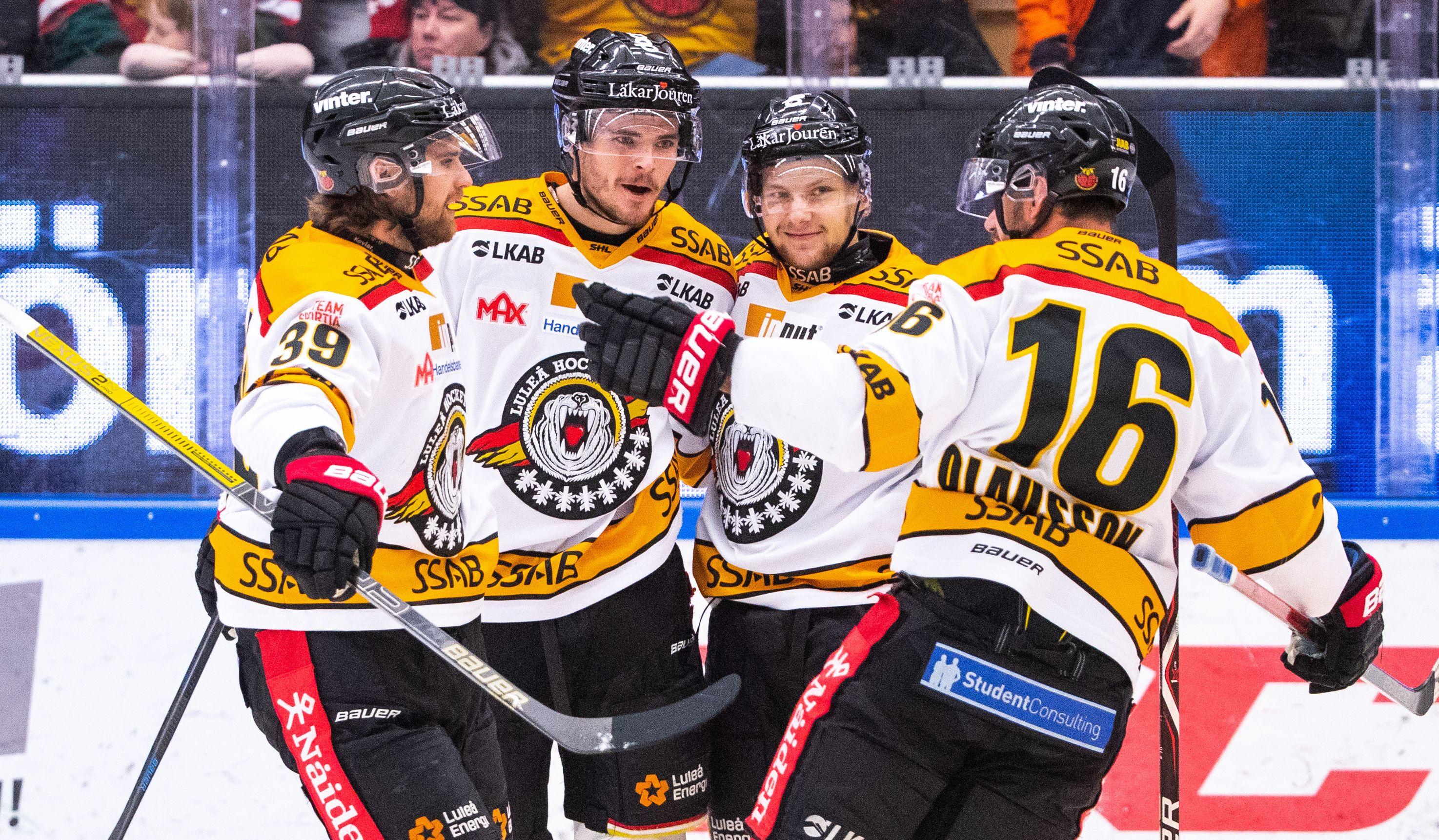 En rejäl islossning för vingklippta Luleå - Einar Emanuelsson, Niklas Olausson och Robin Kovacs visade vägen