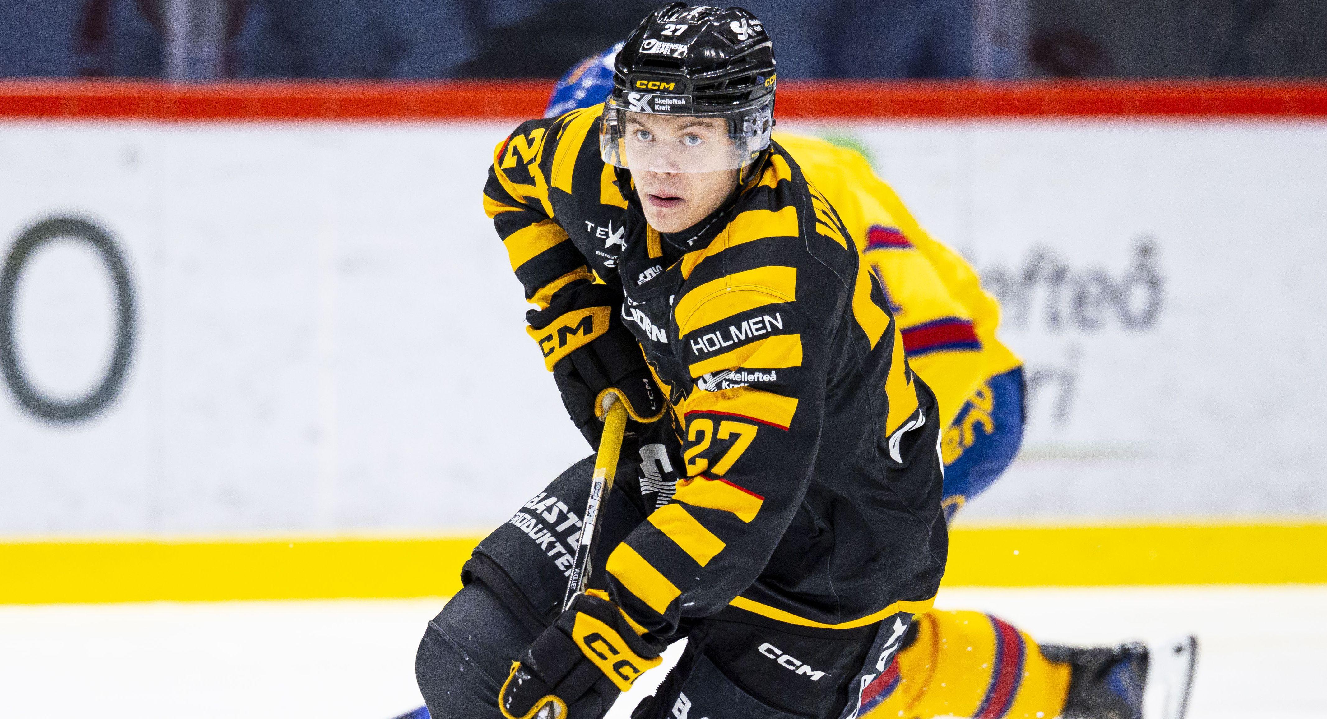 Den NHL-draftade forwarden förlänger kontraktet - klar för två säsonger till