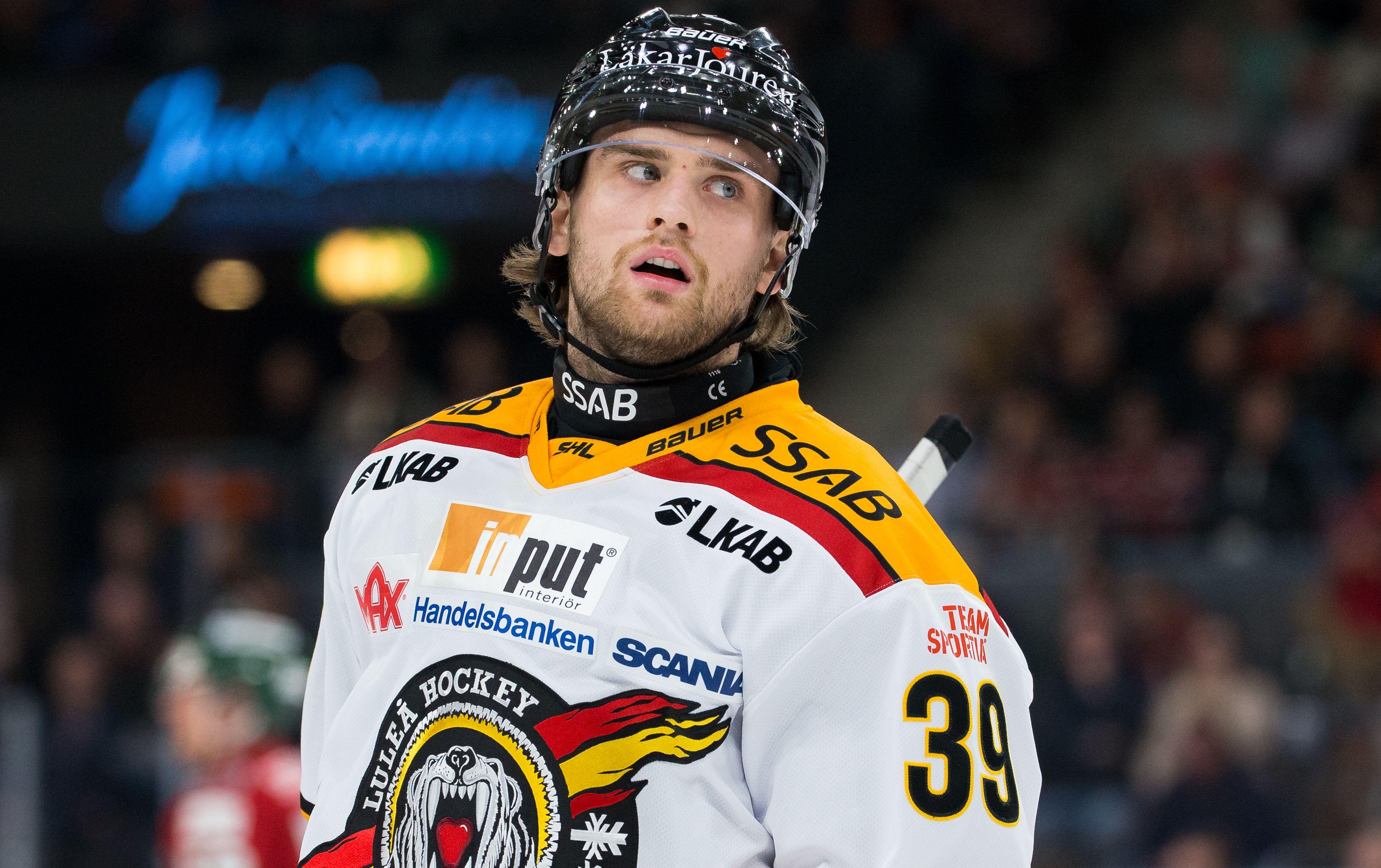 SHL-backen borta från spel i ungefär två månader