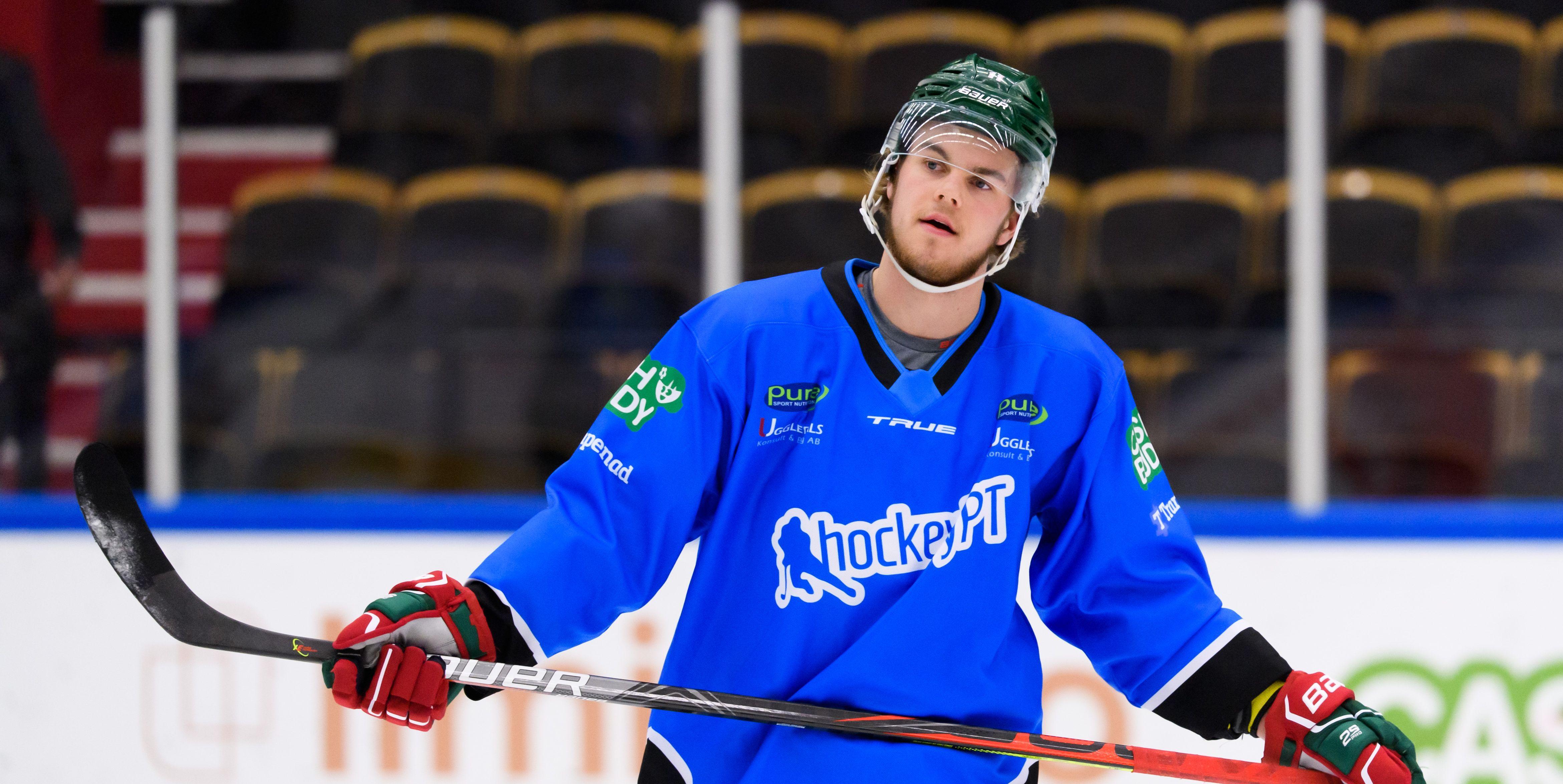 Samuel Fagemo kan hamna i HockeyAllsvenskan