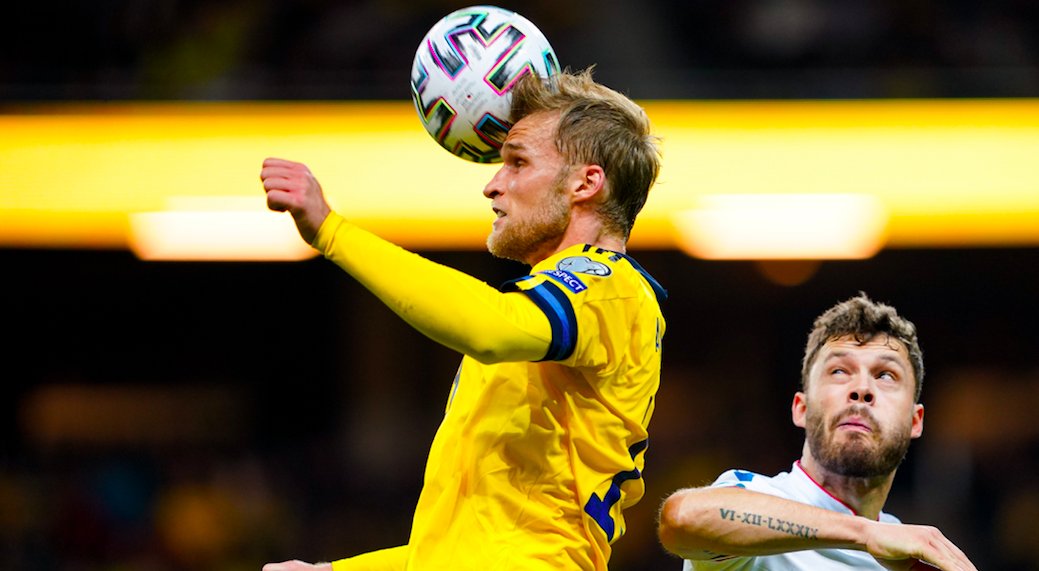 Peking i landslaget - blev målskytt