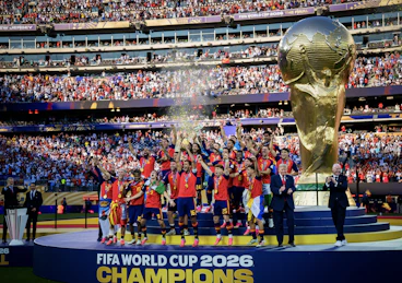 Spanien vinner Fotbolls VM 2026