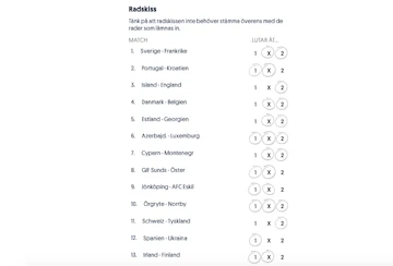 Stryktipset med Folkesson