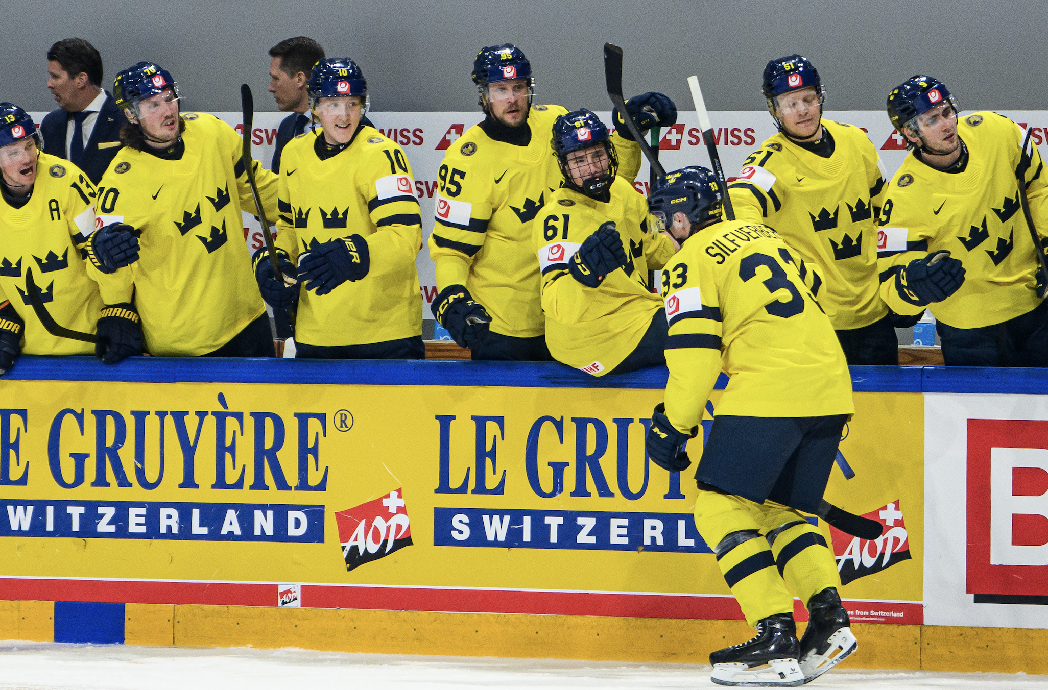 Så spelas kvartsfinalerna i hockey-VM 2026 - Sverige möter Schweiz