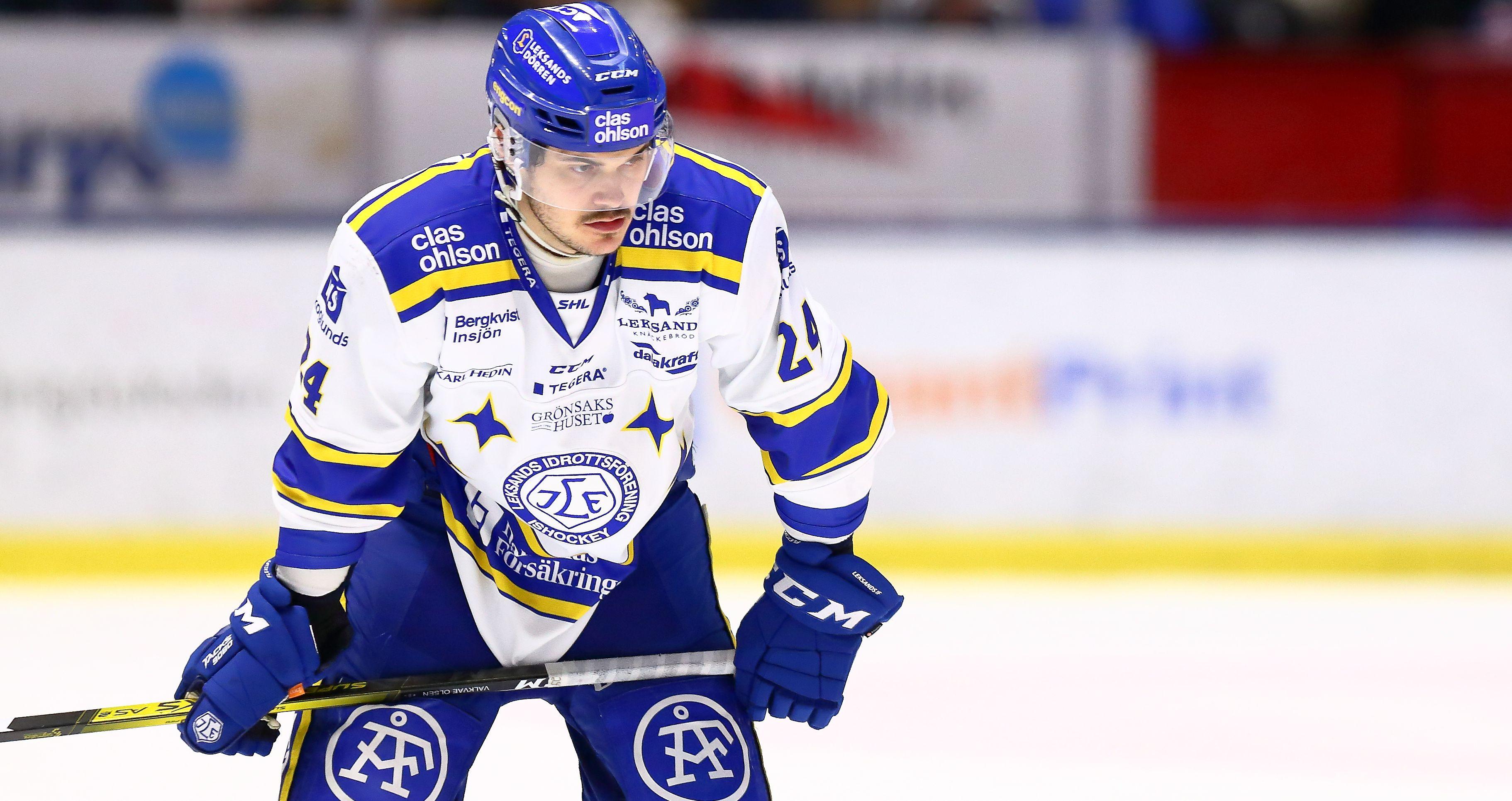 Leksandsforwarden var på väg till seriekonkurrenten