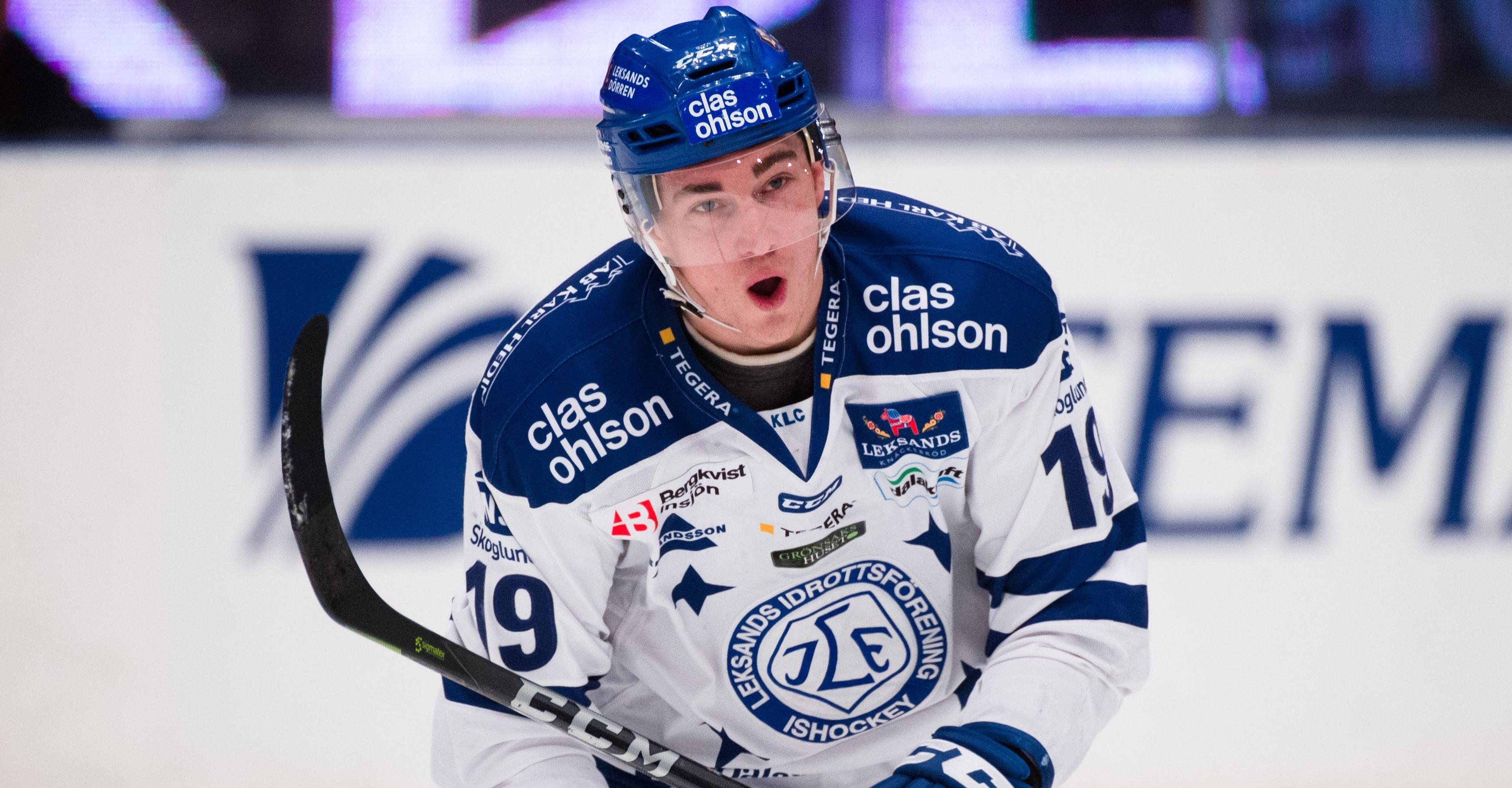 Brynäs-fansens fina gest - samlade in pengar till Tobias Forsberg