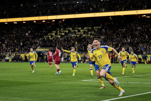 Viktor Gyokeres i Sverige foto Jesper Zerman