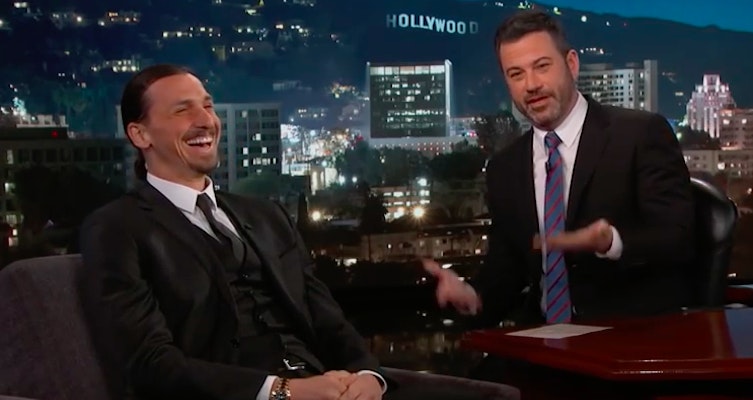TV: Här besöker Zlatan talkshowen Kimmel ABC
