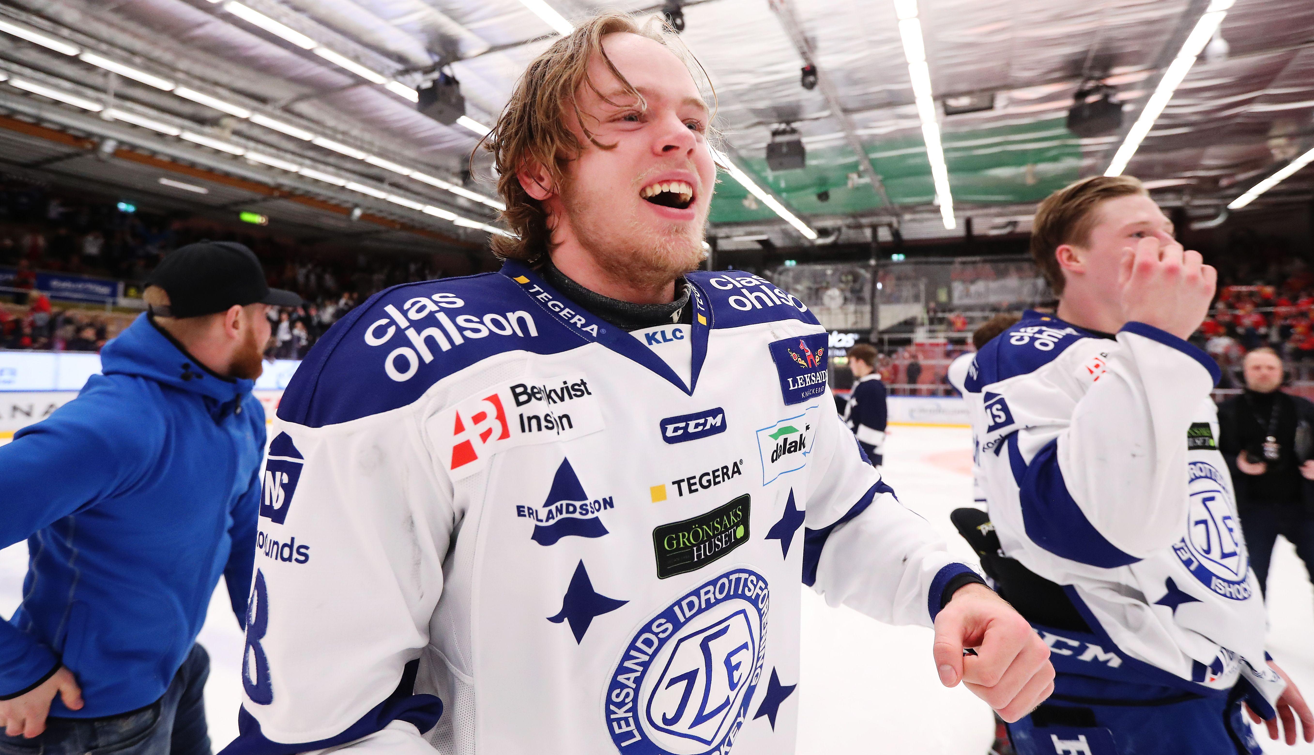 Leksand är tillbaka i SHL - August Berg och Axel Brage frälste masarna