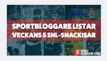 Sportbloggareveckanssnackisar