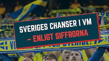 Sveriges chanser i vm enligt siffrorna